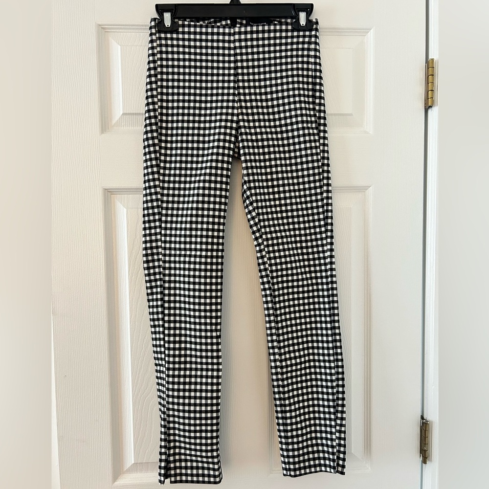Black and White Checkered Pant